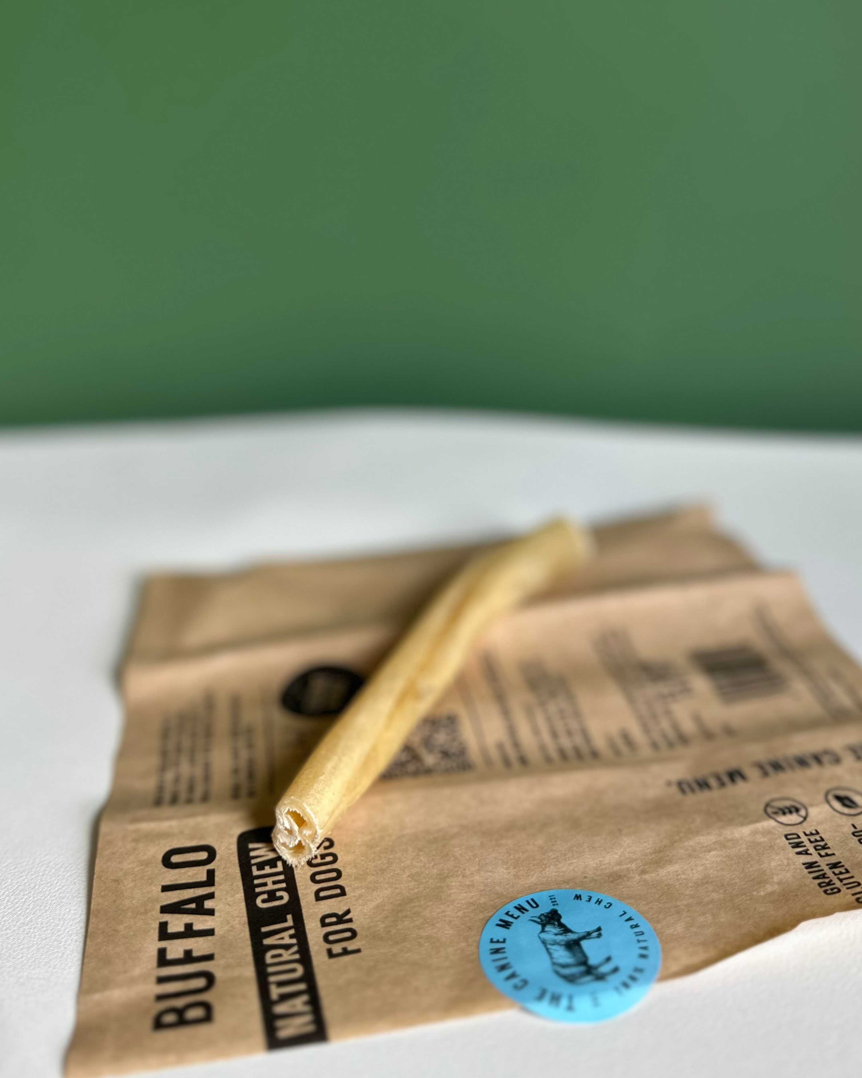 100% Natural Buffalo Dog Chew – Tough & Protein-Rich
