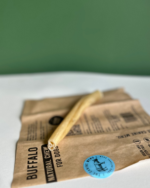 100% Natural Buffalo Dog Chew – Tough & Protein-Rich