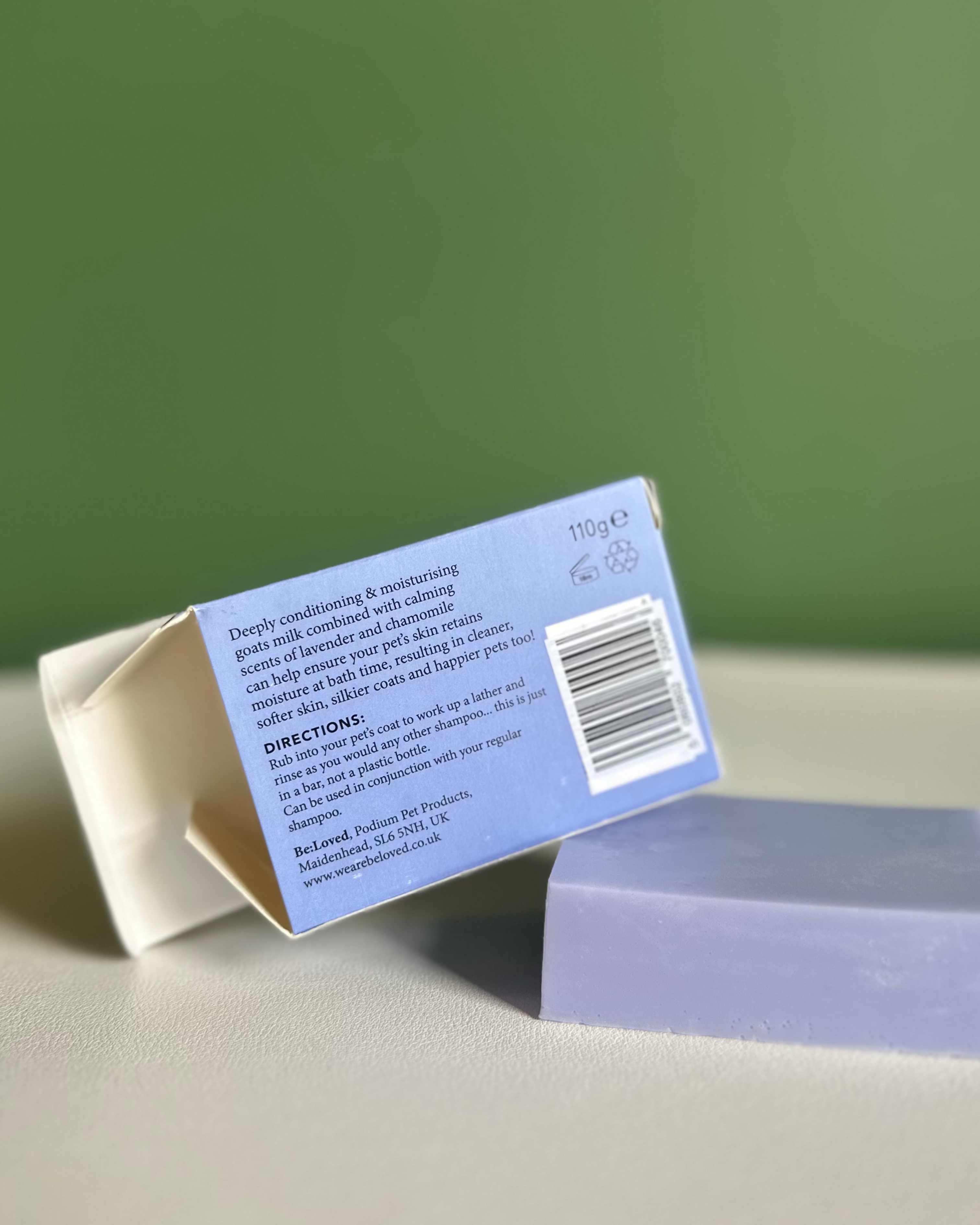 Calming Dog Shampoo Bar – Stress Relief for Sensitive Dogs